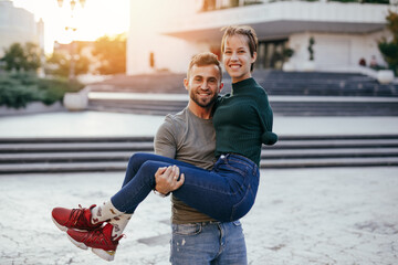 Romantic relationship between disabled young woman born without arms and her disabled boyfriend.