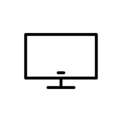 Monitor line icon. Design template vector