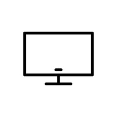 Monitor line icon. Design template vector