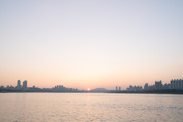 hangang sunset