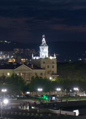 night view of the city