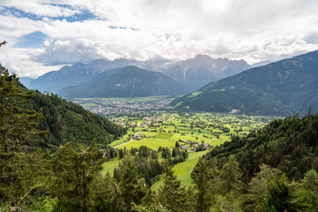 View of Lienz Town in Eastern Tyrol