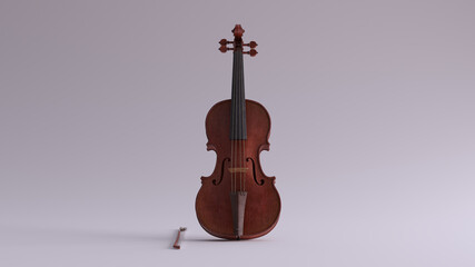 Vintage Violin 3d illustration 3d render  © paul
