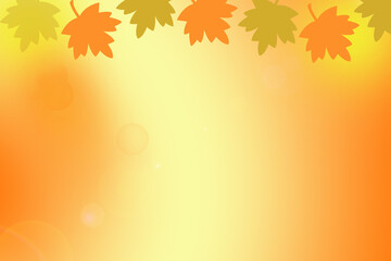 Beautiful Autumn Leaves Background Design use as poster, card, wallpaper or Banner