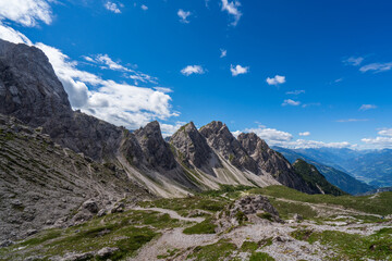 Fototapeta na wymiar Gailtal Alps in East Tyrol, Austria
