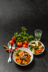イタリアンパスタ　Italian pasta with simple tomato sauce
