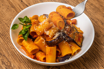 イタリアンパスタ　Italian pasta with simple tomato sauce