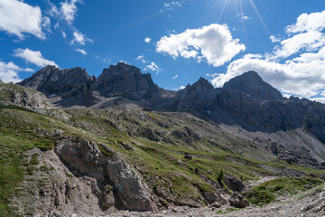 Gailtal Alps in Tyrol, Austria