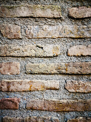 Old brick wall textures and backgrounds