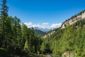 Gailtal Alps in Tyrol, Austria
