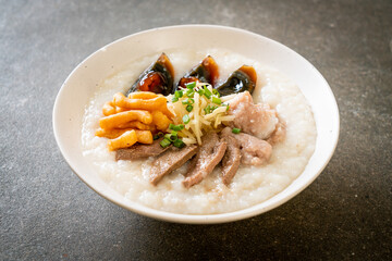Pork Congee or Porridge with Pork