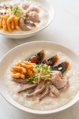 Pork Congee or Porridge with Pork