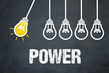 Naklejka premium Power