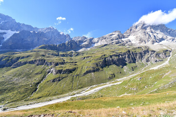 Panorama of the Matterhorn, seen from Plan Maison