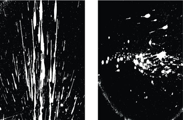 Splatter Paint Texture . Distress Grunge background . Scratch, Grain, Noise rectangle stamp . Black Spray Blot of Ink.Place illustration Over any Object to Create Grungy Effect .abstract vector.