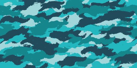 Camouflage background. Seamless pattern.Vector. 迷彩パターン
