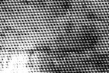 Grunge halftone dots vector texture background. Pixel
