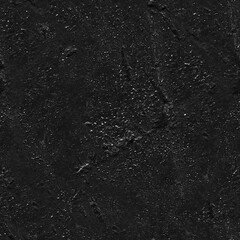 Seamless Black Walls Textures. Tileable loft background.