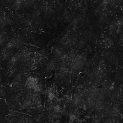 Behang Naadloze zwarte muren texturen. Betegelbare loft achtergrond. © timxez