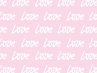 Love word vector pattern. Vector love word abstract pattern. 