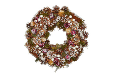 High resolution image of the Christmas wreath.