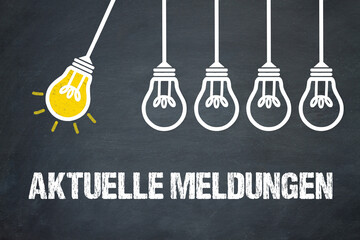 Fototapeta premium Aktuelle Meldungen
