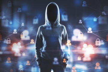 Cyber security concept