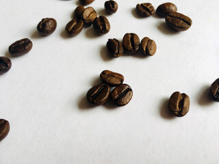coffee beans on burlap