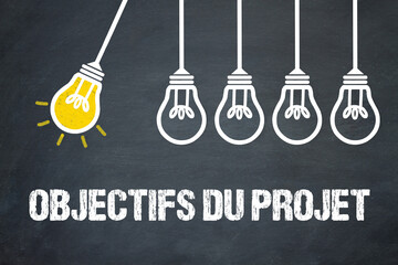 Fototapeta premium Objectifs du projet 