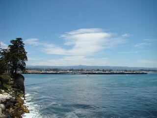 Santa Cruz California Ocean town Pier