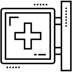 Obraz premium Hospital Symbol 