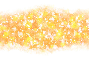 オレンジ 秋 波 抽象 水彩 背景