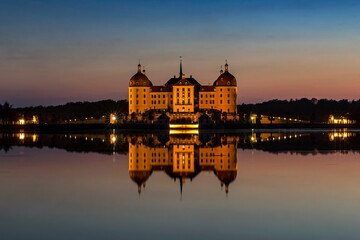 Fototapeta premium Schloss Moritzburg, Dresden, Deutschland