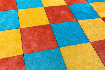 Abstract background. Modular rubber, coating for sports and children's playgrounds. Use as a...