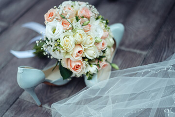 wedding bouquet of flowers