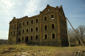 old abandoned building