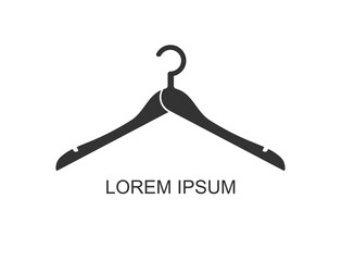 An icon in the form of a clothes hanger for a fashion brand