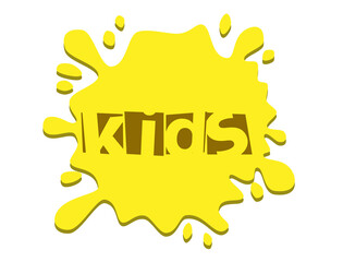 Dripping paint with a blend of creative writing