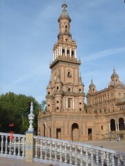 Alhabra Spain Moorish Architecture Green trees mountains