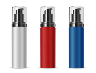 Liquid product packaging in several color versions