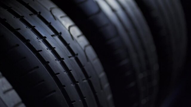 Tyre stack background video