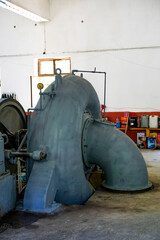 Turbins and generators on Banaz river in Usak Turkey