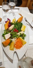 salad with vegetables