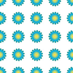 Floral seamless vector pattern