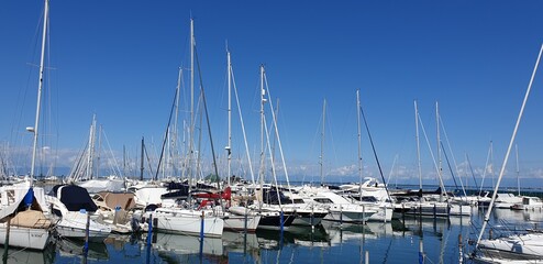 Obraz premium boats in marina