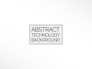 Abstract paper Hexagon white Background ,light and shadow ,Vector