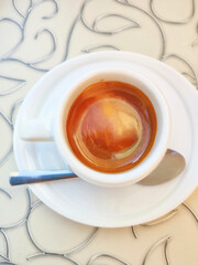 Espresso coffee cup.