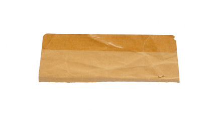 brown envelope isolated on white