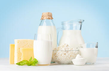Various dairy products