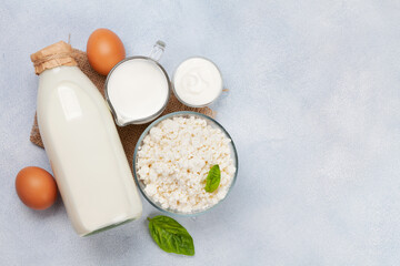 Various dairy products